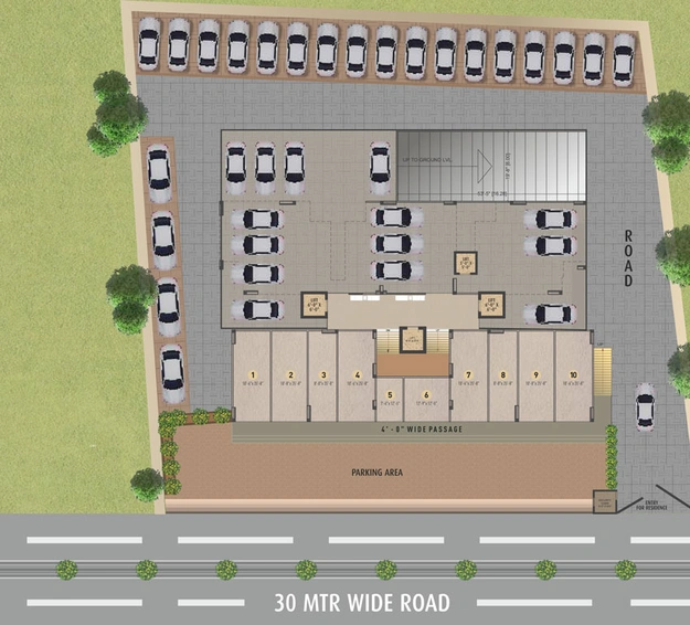 Master Plan of Lilleria Boulevard in Vemali, Vadodara - Image 35303