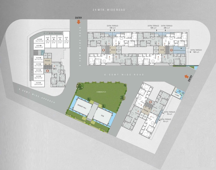 Master Plan of Park Heaven in Gorwa, Vadodara - Image 35432