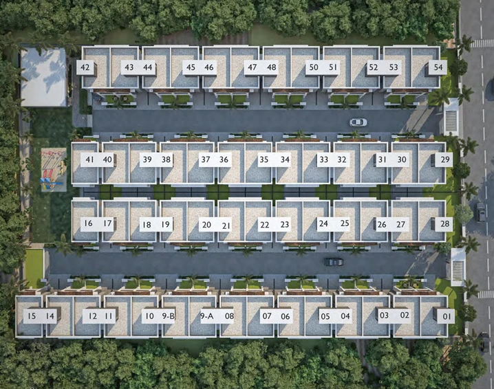 Master Plan of Shree Nilkanth Duplex in Ankhol, Vadodara - Image 129559