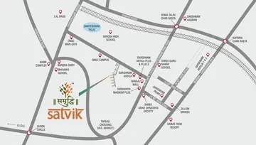 Location of Samruddhi Satvik - Image 35602