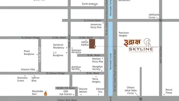 Location of Shiv Rudraksh Skyline - Image 35641