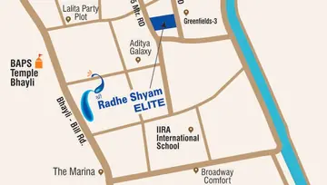 Location of Shree Radhe Shyam Elite - Image 65980