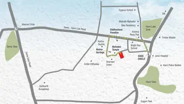 Location of Shreeji Dream Elegance - Image 37390