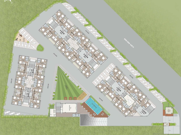 Master Plan of Darshanam Bliss in Tarsali, Vadodara - Image 37438