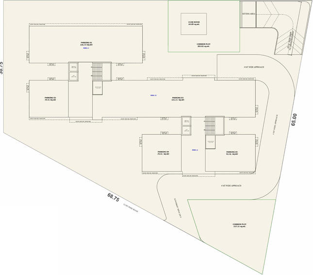 Master Plan of Dhanani Towers in Sevasi, Vadodara - Image 37467