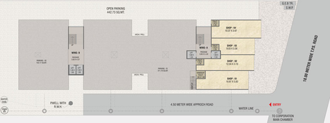 Master Plan of Grey Etihad Towers in Tandalja, Vadodara - Image 37474