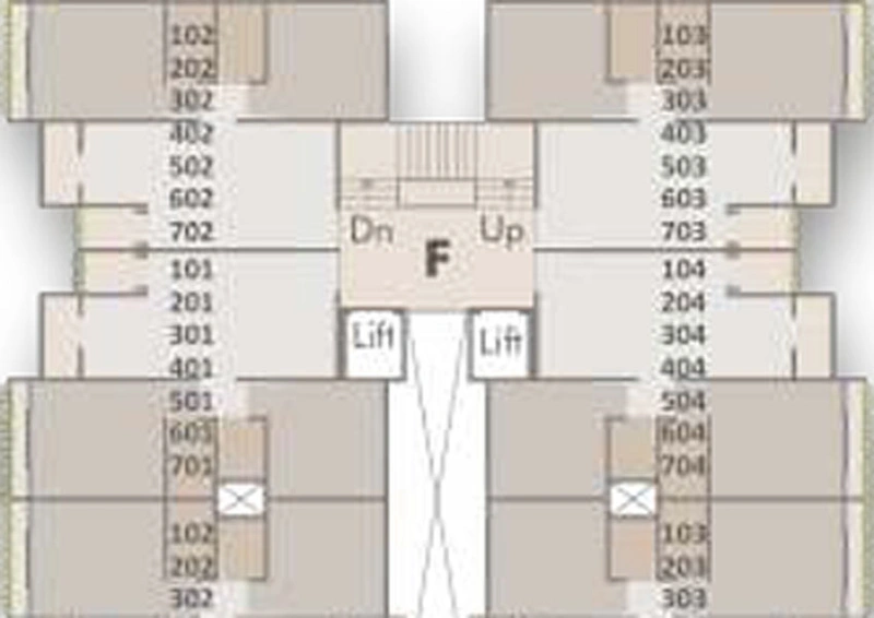 Floor Plan of Shreeji Shivaay Onyx in Makarpura, Vadodara - Image 37897