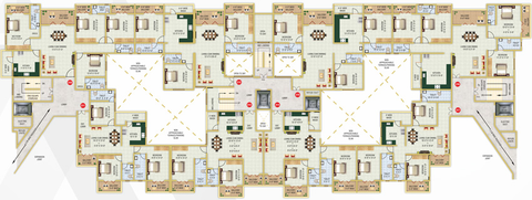 Floor Plan of Maxx Glory in Beltarodi, Nagpur - Image 11602