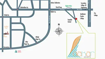 Location of Aakar Heights - Image 11661