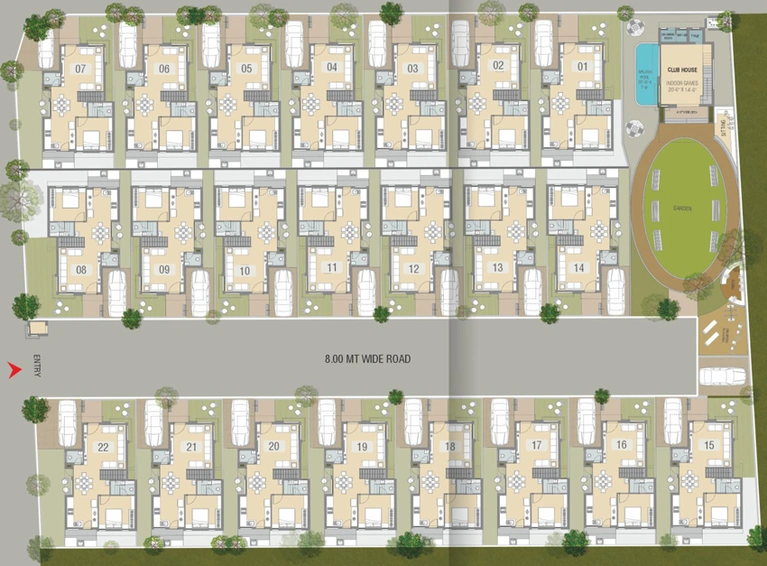 Master Plan of Swastik Valencia 2 in Sevasi, Vadodara - Image 38028