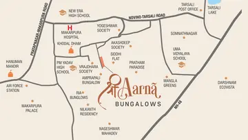 Location of Shree Aarna Bungalows - Image 38084