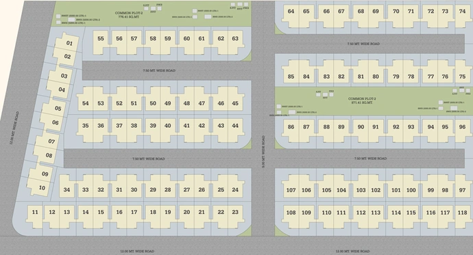 Master Plan of Shivam Prakruti Harmony in Bill, Vadodara - Image 38104