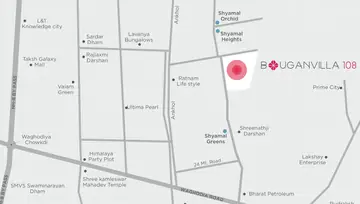 Location of Shree Bouganvilla 108 - Image 38121