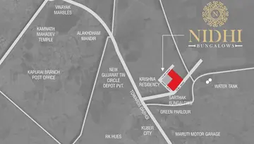 Location of K P Nidhi Bungalows - Image 102959