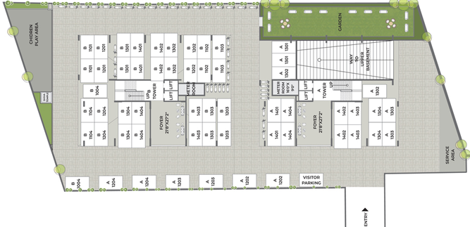 Master Plan of Raamah Shivaay in Manjalpur, Vadodara - Image 101888