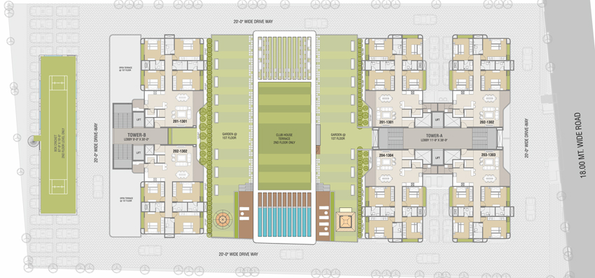 Master Plan of Kasper Genesis in Bhayli Road, Vadodara - Image 38284
