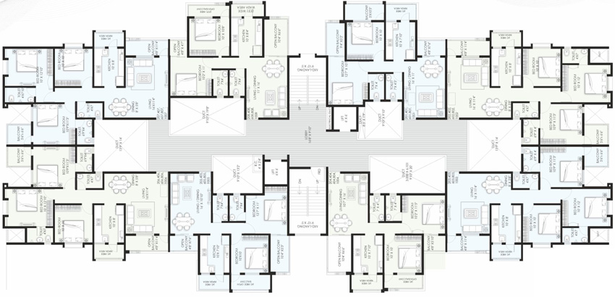 Floor Plan of Shree Nagari 1 in Pipla, Nagpur - Image 11799
