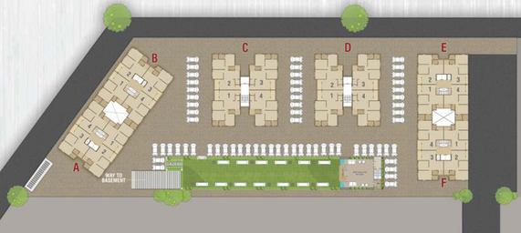 Master Plan of Pavilion Heights in Gotri, Vadodara - Image 38422