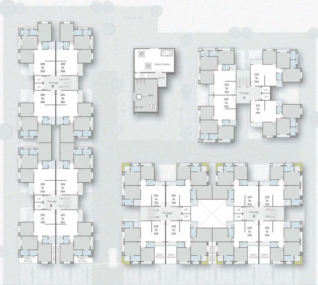 Master Plan of Darshanam Crest in Tarsali, Vadodara - Image 38563