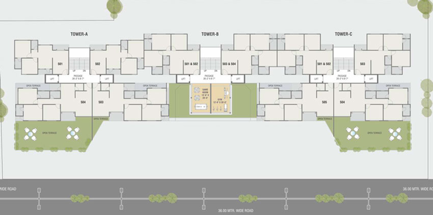 Master Plan of Darshanam Hyde Park in Manjalpur, Vadodara - Image 77006