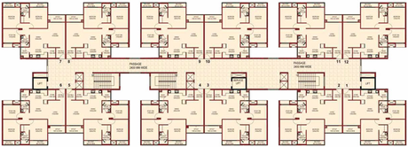 Floor Plan of DB Pride in Talawali Chanda, Indore - Image 108802