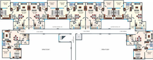 Floor Plan of SDPL Greens in Wanjari Nagar, Nagpur - Image 12039