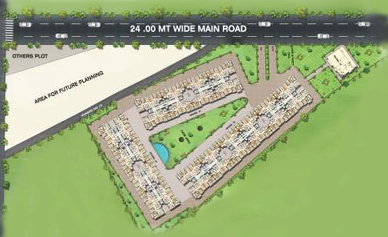 Master Plan of Shubham Nariman Enclave in Super Corridor, Indore - Image 520