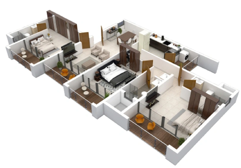 3 BHK Flat in Essen Silver Oaks in Bogmalo, Goa - Image 473282