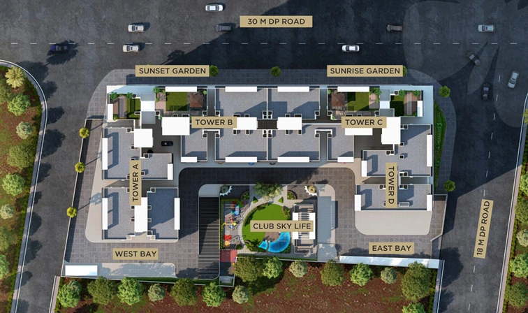 Master Plan of Shevi Utopia Gold in Moshi, Pune - Image 85311