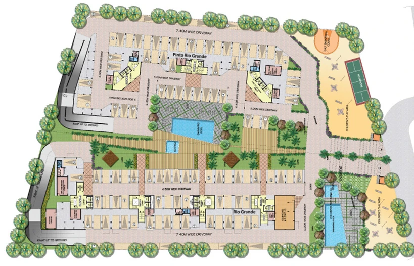Master Plan of Pinto Rio Grande in Panjim, Goa - Image 40966