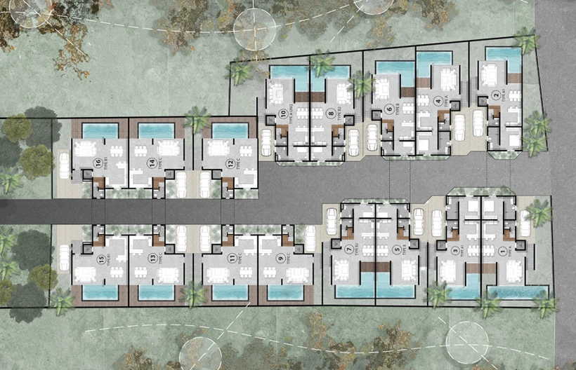 Master Plan of Anokha Coco Baia in Pilerne, Goa - Image 40374