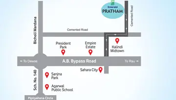 Location of Agarwal Emerald Pratham - Image 51352