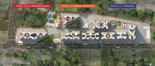 Master Plan of Pristine Greens in Moshi, Pune - Image 14893