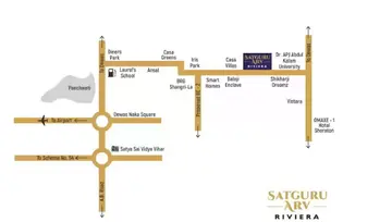 Location of Satguru Arv Riviera - Image 51439