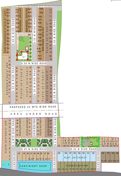 Master Plan of Satguru Arv Riviera in Talawali Chanda, Indore - Image 51440