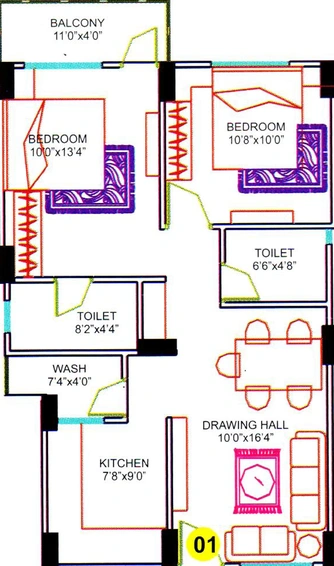 2 BHK Flat in Saify Signature Heights in Pipliyahana, Indore - Image 501639