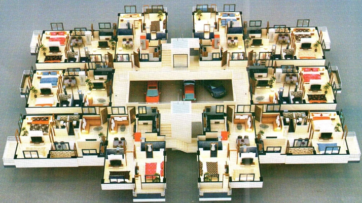 Floor Plan of Saify Signature Heights in Pipliyahana, Indore - Image 51509