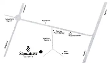 Location of Saify Signature Heights - Image 51508