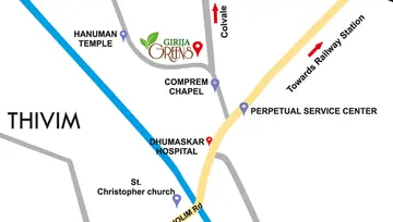 Location of Girija Greens - Image 41166