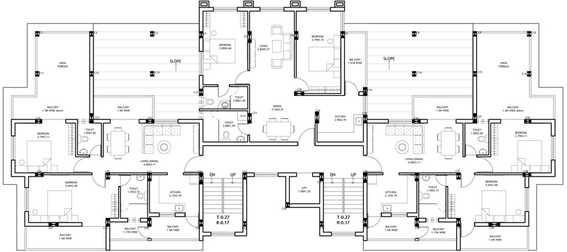 Floor Plan of Paramount Sky Suites in Mapusa, Goa - Image 41242
