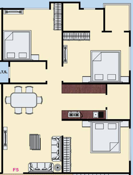 3 BHK Flat in Akruti Lal Bagh in Keshar Bagh, Indore - Image 501870