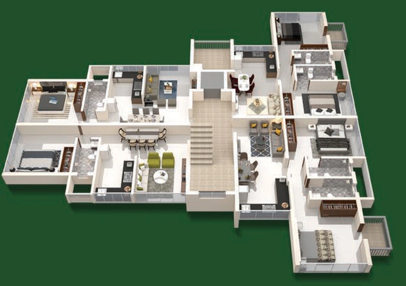 Floor Plan of Jamsons Harmony in Verna, Goa - Image 41258