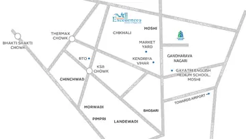 Location of Yogesh Gandharv Excellence - Image 14864