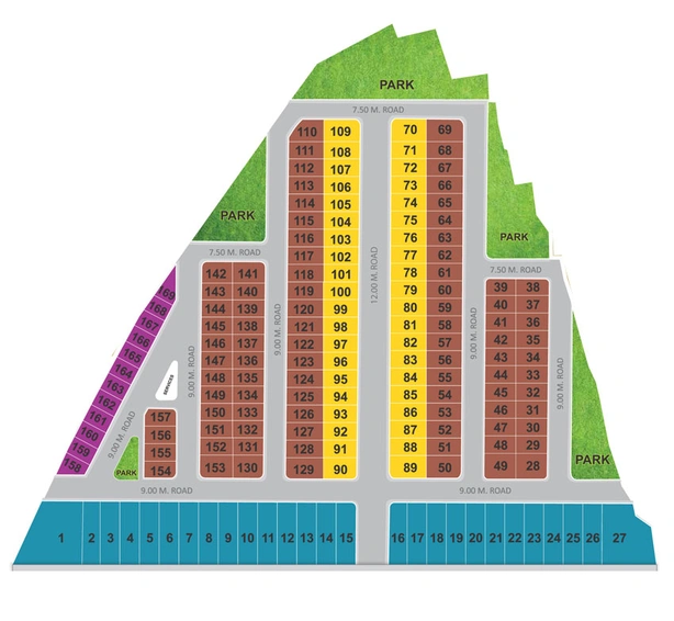 Master Plan of Accrual RR city in Chhota Bangarda, Indore - Image 51797