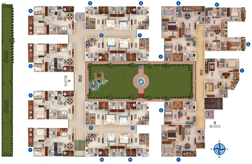 Master Plan of Vertical Vallabh Heritage in Limbodi, Indore - Image 51856
