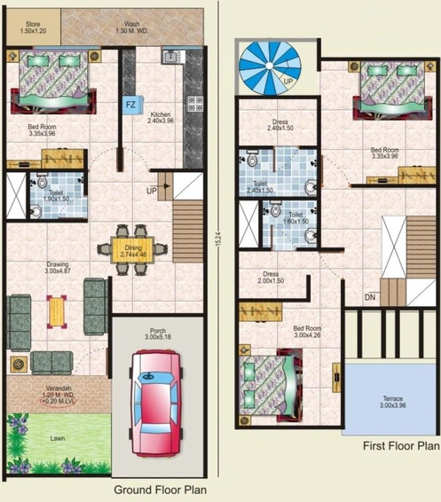 3 BHK House/Villa in Sarthak Galaxy 2 in Bypass Road, Indore - Image 502497