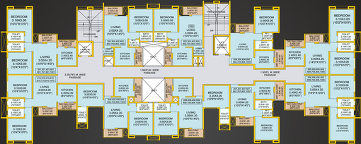 Floor Plan of Aadi Sai Capital in Moshi, Pune - Image 14836