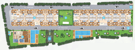 Master Plan of Veera Prestige in Candolim, Goa - Image 101061