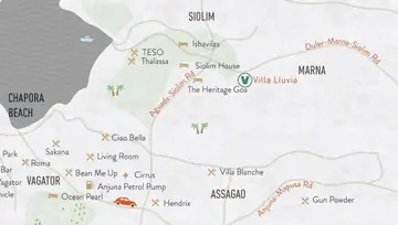 Location of Vianaar Villa Lluvia - Image 618