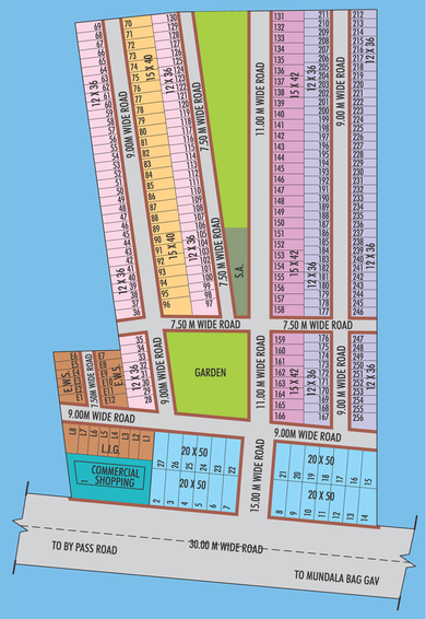 Master Plan of Pumarth Serenity in AB Bypass Road, Indore - Image 52360